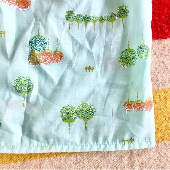 True Vintage handmade voile blouse and skirt matching 2pc set - Picture 5 of 11